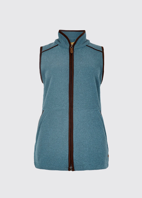 Carbury Ladies' Fleece Vest - Indigo