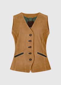 Greville Ladies' Tailored Waistcoat - Tan