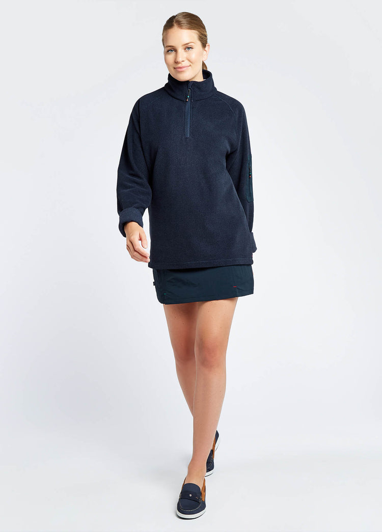 Monaco Ladies' Quarter-zip Fleece - Navy