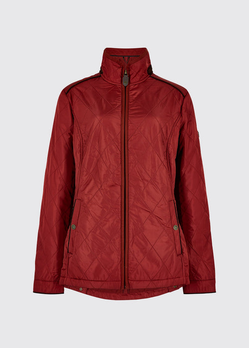 Glenfarne Women’s Quilted Jacket - Red Pepper