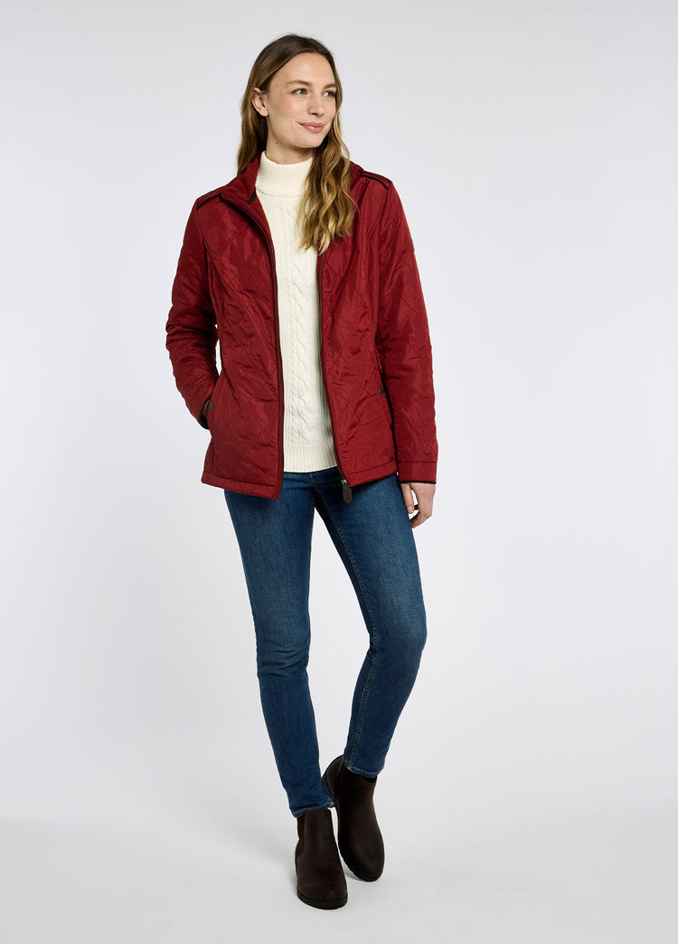 Glenfarne Women’s Quilted Jacket - Red Pepper