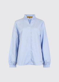 Woodsage Women’s Cotton Shirt - Blue