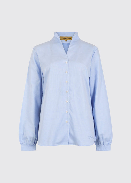 Woodsage Women’s Cotton Shirt - Blue