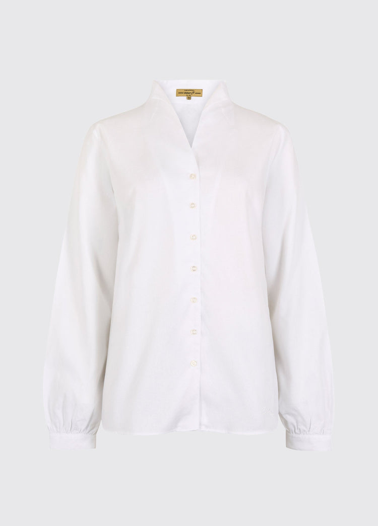 Woodsage Women’s Cotton Shirt - White