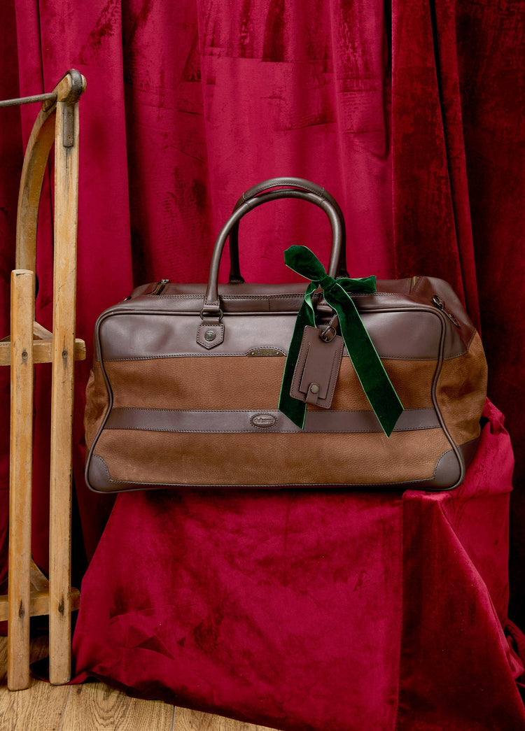 Durrow Leather Weekend Bag - Walnut